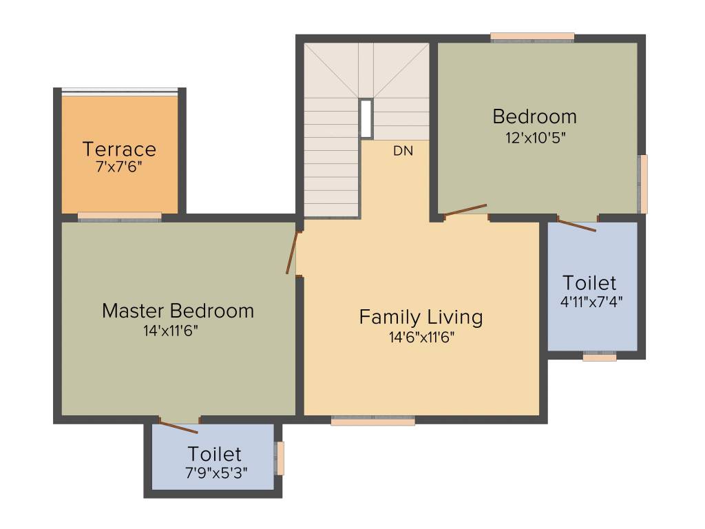 Skylark Ithaca (3BHK+4T (1,991 sq ft) 1991 sq ft)