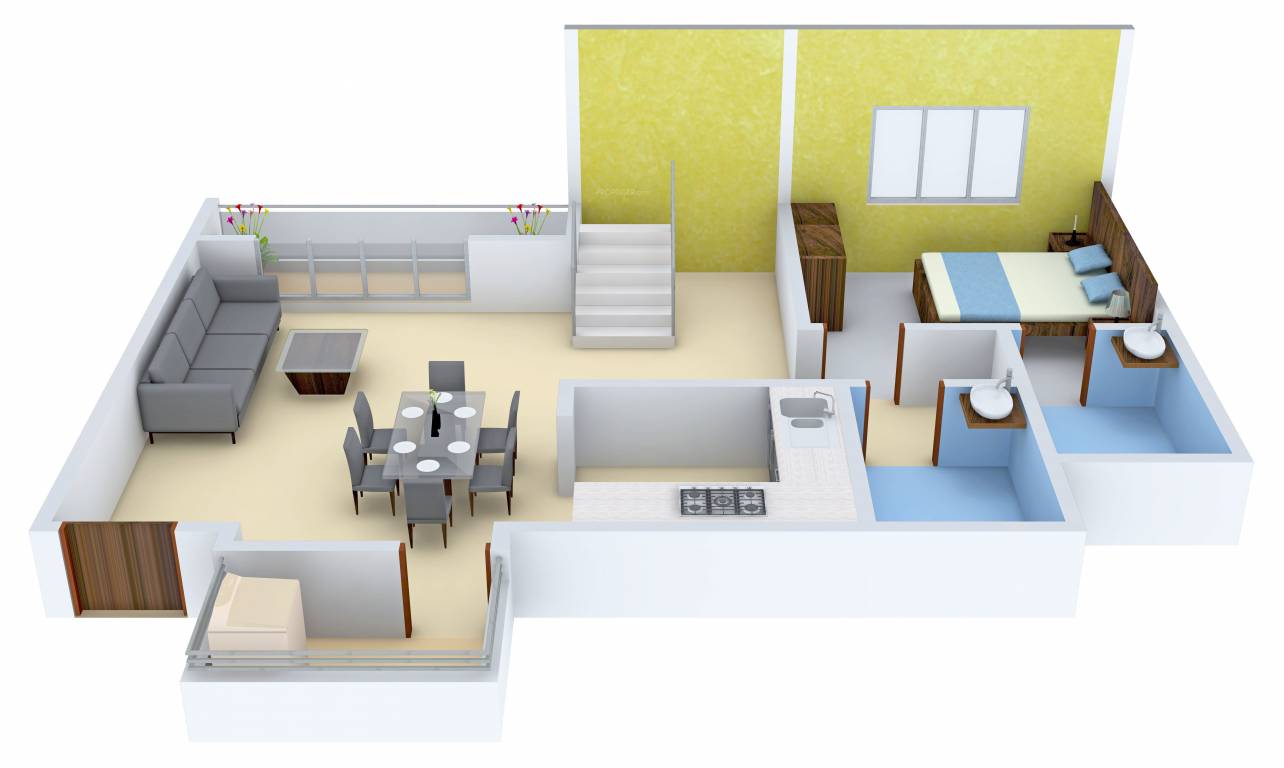 Skylark Ithaca (3BHK+4T (1,991 sq ft) 1991 sq ft)
