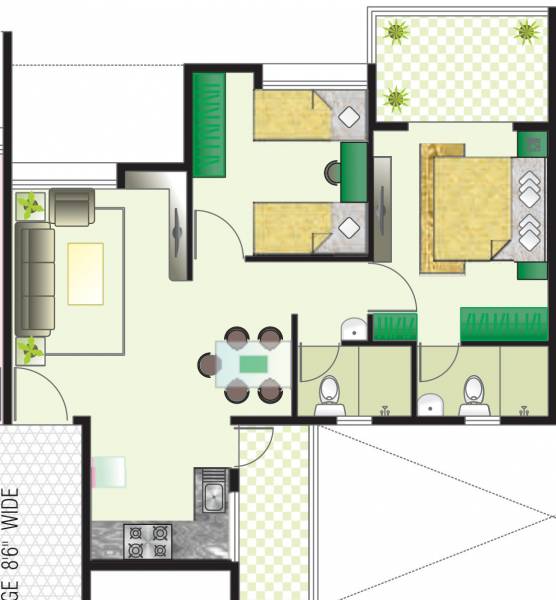 Floor Plan brookefield-willows-a2 Floor Plan Floor Plan