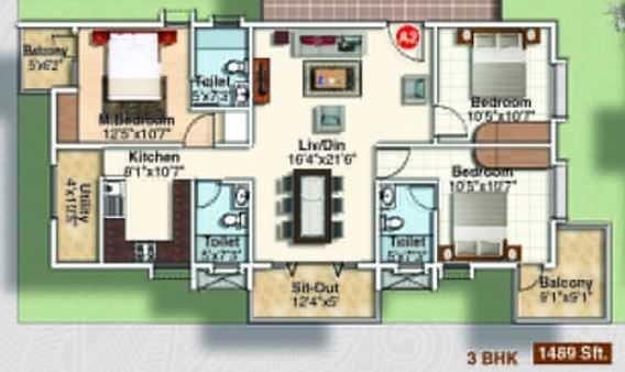  heights Floor Plan Floor Plan