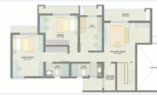 Upper Level Duplex Plan greens Floor Plan Upper Level Duplex Plan