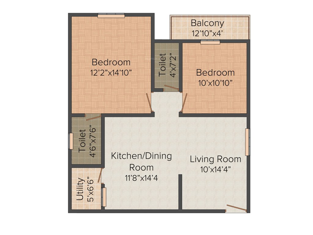 Vasavi Pearl (2BHK+2T (1,050 sq ft) 1050 sq ft)