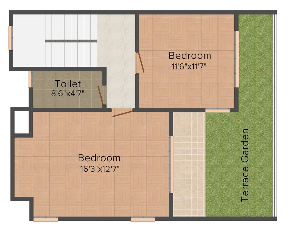 Indus Sea Shells Enclave (3BHK+3T (1,685 sq ft) 1685 sq ft)