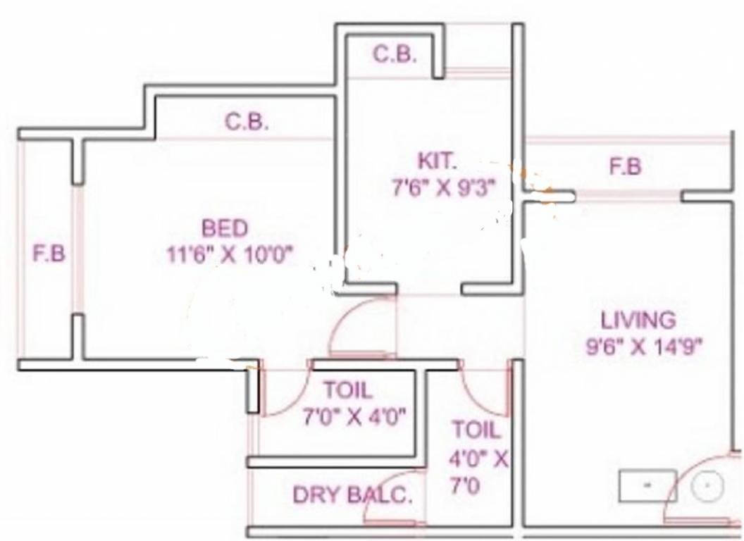  prathmesh towers Floor Plan Floor Plan