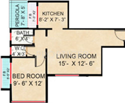 LJ Arya Residency (1BHK+1T (540 sq ft) 540 sq ft)