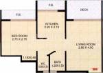 Imperial Residency (1BHK+1T (622 sq ft) 622 sq ft) Imperial Residency (1BHK+1T (622 sq ft) 622 sq ft)
