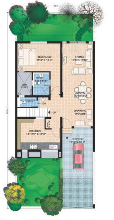 Koncept Ambience The Neighbourhood (4BHK+4T (2,301 sq ft) 2301 sq ft)