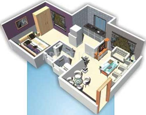 Neelkanth Groups Vishwa (1BHK+1T (676 sq ft) 676 sq ft)