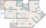 Mittal Atria (3BHK+2T (1,329 sq ft) 1329 sq ft)
