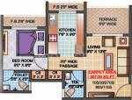 Soman Prathamesh (1BHK+2T (601 sq ft) 601 sq ft)