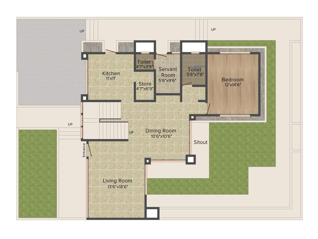 Kolte Patil Maple Leaves (4BHK+5T (4,593 sq ft)   Servant Room 4593 sq ft)