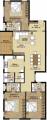 Lancor Sonnet Square (3BHK+3T (2,042 sq ft) 2042 sq ft)