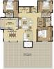Lancor Sonnet Square (3BHK+3T (2,528 sq ft) 2528 sq ft)