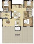 Lancor Sonnet Square (3BHK+3T (2,528 sq ft) 2528 sq ft)