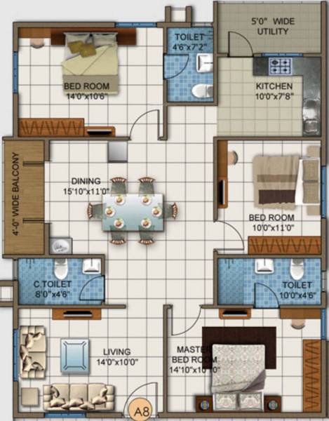  white-waters-i Floor Plan Floor Plan