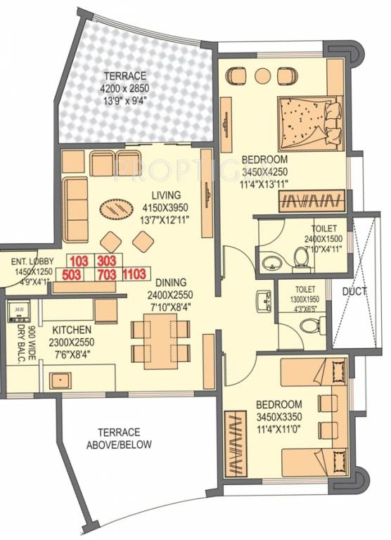 Eminent Aura Solis (2BHK+2T (1,151 sq ft) 1151 sq ft) Eminent Aura Solis (2BHK+2T (1,151 sq ft) 1151 sq ft)