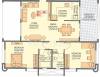 Eminent Aura Solis (2BHK+2T (1,447 sq ft) 1447 sq ft)