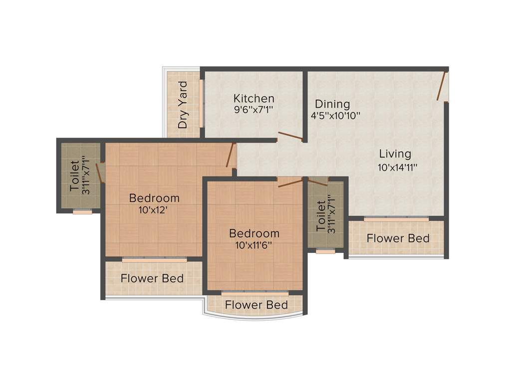 Sabari Shaan (2BHK+1T (1,100 sq ft) 1100 sq ft)