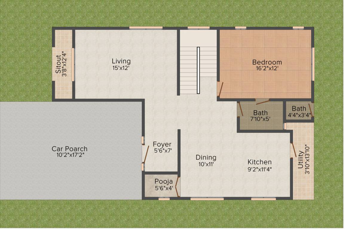  county Floor Plan Ground Floor Plan