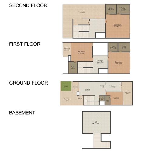 Bsafal Vivaan (4BHK+4T (2,619 sq ft) 2619 sq ft)