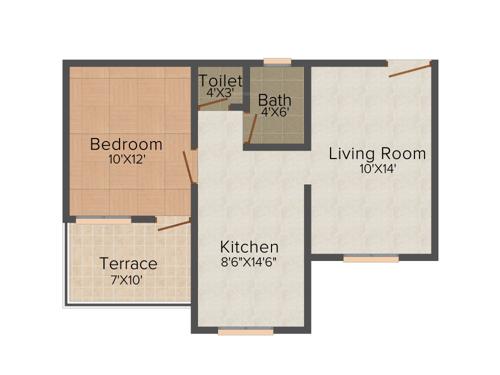 Shivtara Tara Srishti (1BHK+1T (670 sq ft) 670 sq ft) Shivtara Tara Srishti (1BHK+1T (670 sq ft) 670 sq ft)