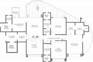 Kundan Emirus (3BHK+3T (2,088 sq ft) + Servant Room 2088 sq ft)