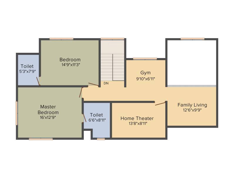 Skylark Ithaca (4BHK+5T (2,790 sq ft) + Servant Room 2790 sq ft)