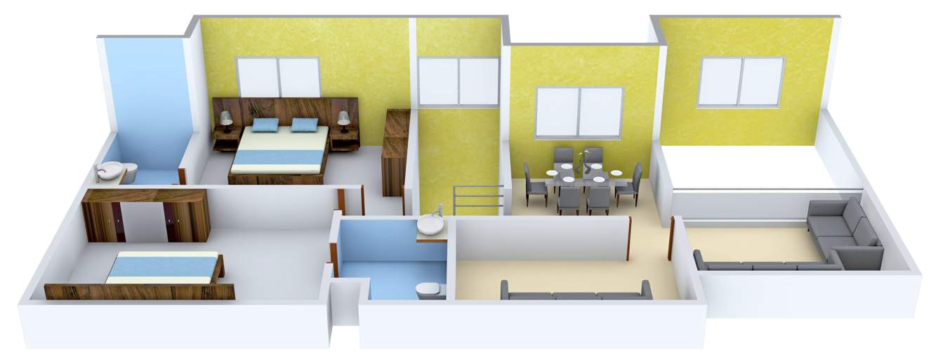 Skylark Ithaca (4BHK+5T (2,790 sq ft) + Servant Room 2790 sq ft)