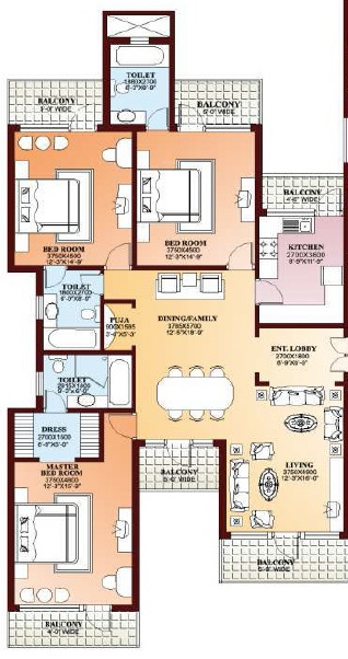  la tropicana Floor Plan Floor Plan
