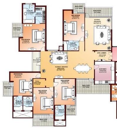  la tropicana Floor Plan Floor Plan