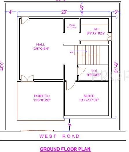  heights Floor Plan Ground Floor Plan