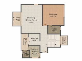 Sidhartha NCR Greens (4BHK+4T (2,261 sq ft) Servant Room 2261 sq ft) Sidhartha NCR Greens (4BHK+4T (2,261 sq ft) Servant Room 2261 sq ft)