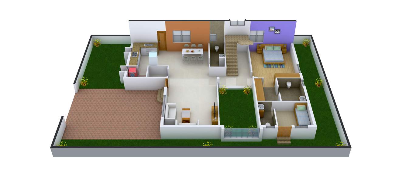 Saket Bhu Sattva (3BHK+4T (3,391 sq ft)   Study Room 3391 sq ft)