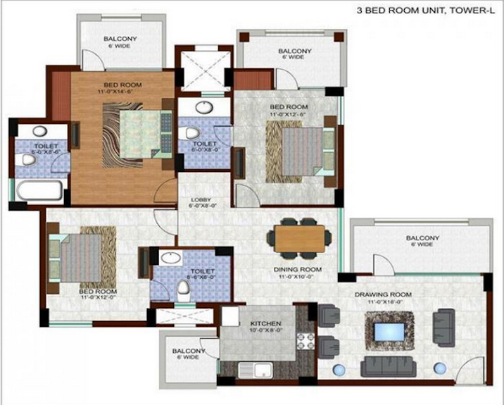 the edge towers Floor Plan Floor Plan