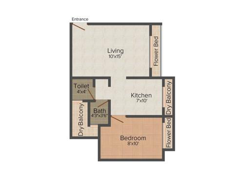 Cosmos Zion (1BHK+1T (610 sq ft) 610 sq ft) Cosmos Zion (1BHK+1T (610 sq ft) 610 sq ft)