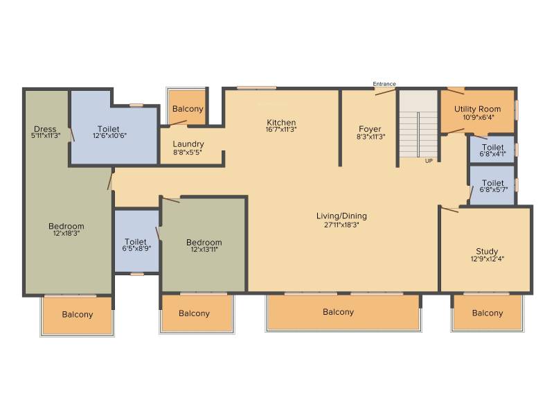 TATA Raisina Residency (5BHK+6T (5,953 sq ft) + Study Room 5953 sq ft)