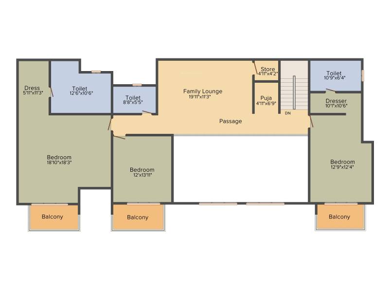 TATA Raisina Residency (5BHK+6T (5,953 sq ft) + Study Room 5953 sq ft)