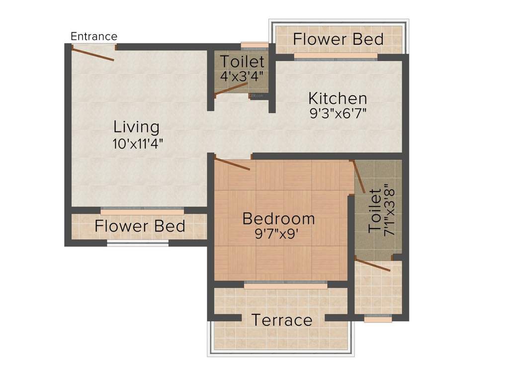 Vaastu Tejas Siddharth (1BHK+1T (621 sq ft) 621 sq ft)