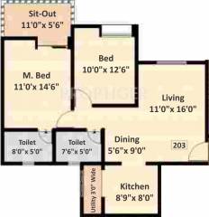 Nyati Eternity (2BHK+2T (1,202 sq ft) 1202 sq ft) Nyati Eternity (2BHK+2T (1,202 sq ft) 1202 sq ft)