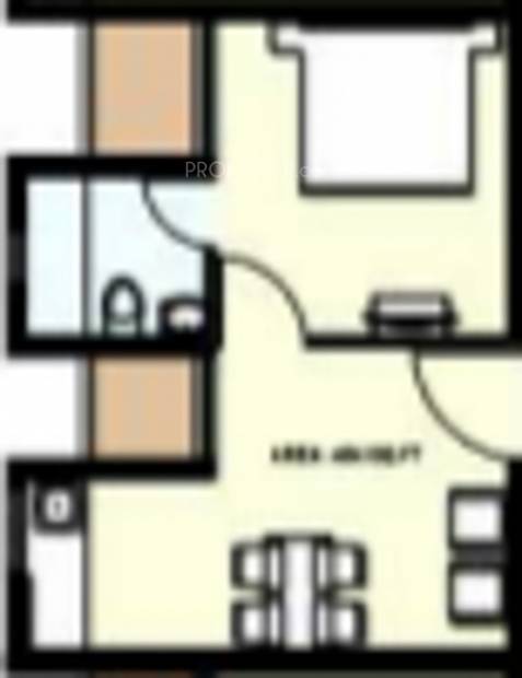 TVH Vista Heights (1BHK+1T (485 sq ft) 485 sq ft)