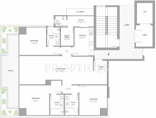 TATA The Promont (3BHK+4T (2,480 sq ft) + Servant Room 2480 sq ft)