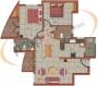 Jain Cedar Crest (2BHK+2T (832 sq ft) 832 sq ft)