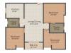 XS VivaCity (3BHK+2T (1,084 sq ft) 1084 sq ft)
