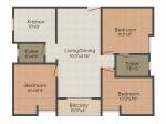 XS VivaCity (3BHK+2T (1,084 sq ft) 1084 sq ft) XS VivaCity (3BHK+2T (1,084 sq ft) 1084 sq ft)