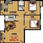 Sowrem Sampriti (2BHK+2T (988 sq ft) 988 sq ft) Sowrem Sampriti (2BHK+2T (988 sq ft) 988 sq ft)
