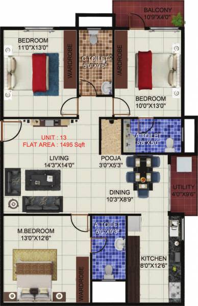  passion Floor Plan Floor Plan