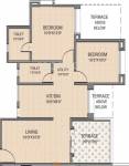 Chandrarang Vedanta (2BHK+2T (1,055 sq ft) 1055 sq ft)