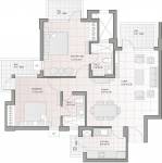 Bestech Park View Delight (2BHK+2T (1,225 sq ft) 1225 sq ft)