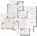 Bestech Park View Delight (2BHK+2T (1,425 sq ft)   Study Room 1425 sq ft)