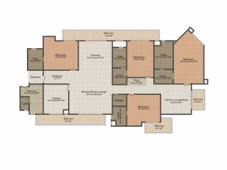 Bestech Park View Spa (4BHK+5T (3,715 sq ft) + Servant Room 3715 sq ft)